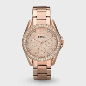Riley Multifunction Rose Gold-Tone Stainless Steel Watch