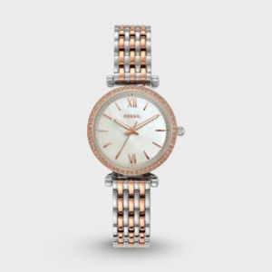 Carlie Mini Three-Hand Two-Tone Stainless Steel Watch