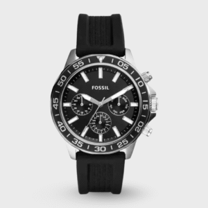 Bannon Multifunction Black Silicone Watch