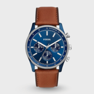 Sullivan Multifunction Brown Leather Watch