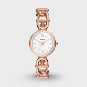 Carlie Three-Hand Rose Gold-Tone Stainless Steel Watch