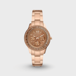 Stella Sport Multifunction Rose Gold-tone Stainless Steel Watch