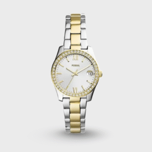 Scarlette Mini Three-Hand Date Two-Tone Stainless Steel Watch
