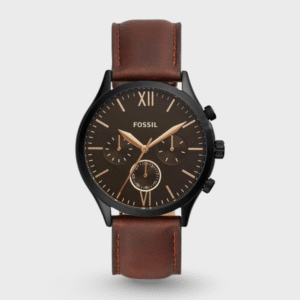 Fenmore Multifunction Brown Leather Watch