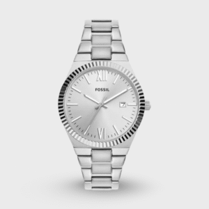 Scarlette Three-Hand Date Stainless Steel Watch