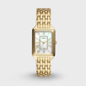 Raquel Three-Hand Date Gold-Tone Stainless Steel Watch