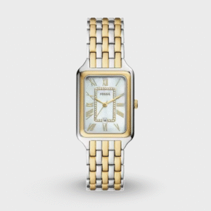 Raquel Three-Hand Date Two-Tone Stainless Steel Watch