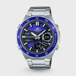 Edifice Men Quartz Blue Dial Chronograph Stainless Steel Watch ED552