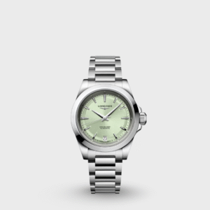 Longines Conquest Sunray Green Dial Men 34mm