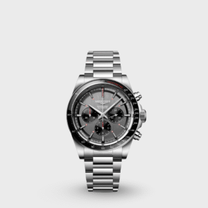 Conquest Men Automatic Anthracite Dial Chronograph Stainless Steel