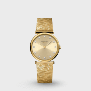 Women Quartz Gold Dial Analog Stainless Steel Watch
