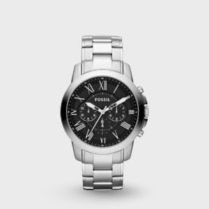 Fossil Men Grant Chronograph Stainless Steel Watch
