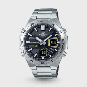 Edifice Men Quartz Black Dial Chronograph Stainless Steel Watch ED550