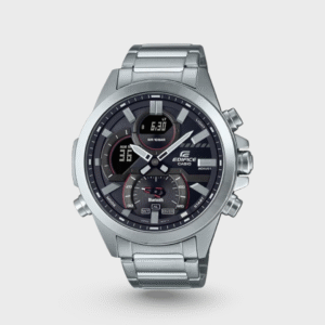 Casio Edifice Men Quartz Silver Dial Chronograph Stainless Steel Watch EX552