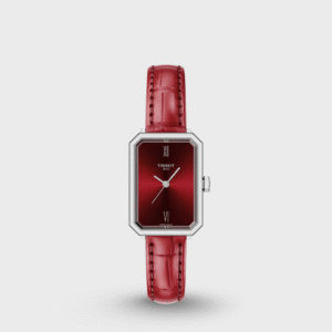 SRV Women Quartz Red Dial Analog Leather Watch