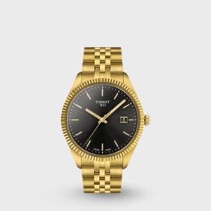 Ballade Men Quartz Black Dial Analog Stainless Steel Watch