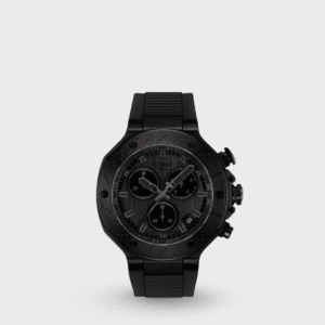 T-Race Men Quartz Dark Grey Dial Chronograph Silicone Watch