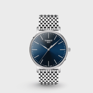 Everytime Men Quartz Blue Dial Analog Stainless steel Watch