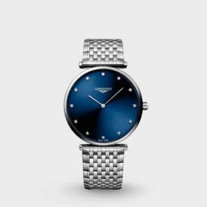 La Grande Classique De Men Quartz Sunray Blue Dial Analog Stainless