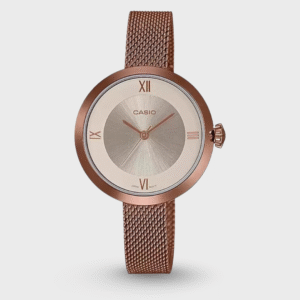 Enticer Women Quartz Rose Gold Dial Analog Stainless Steel Watch A1854