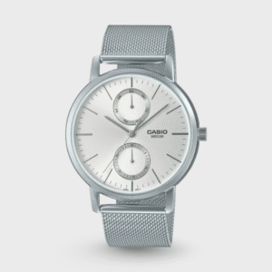 Enticer Men Quartz White Dial Chronograph Stainless Steel Watch A2066