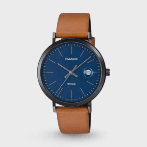 Enticer Men Quartz Blue Dial Analog Leather Watch A1830