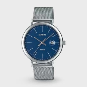 Enticer Men Quartz Blue Dial Analog Stainless Steel Watch A1828