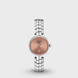 Flamingo Women Quartz Pink Dial Analog Stainless Steel Watch