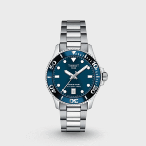 Seastar 1000 Women Quartz Blue Dial Analog Stainless Steel Watch