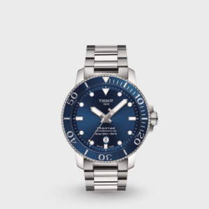 Seastar 1000 Men Automatic Blue Dial Analog Stainless Steel Watch