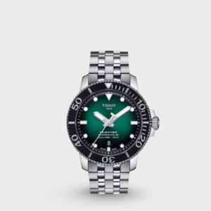 Seastar Men Automatic Graded Green-Black Dial Analog Stainless