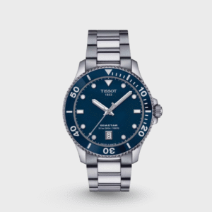 Seastar 1000 Men Quartz Blue Dial Analog Stainless steel Watch