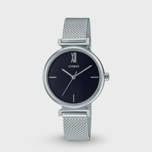 Enticer Women Quartz Black Dial Analog Stainless Steel Watch A2124