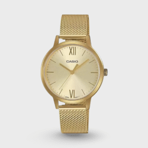 Enticer Women Quartz Gold Dial Analog Stainless Steel Watch A1789