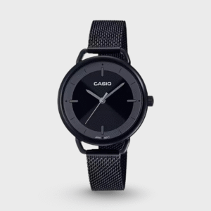 Enticer Women Quartz Black Dial Analog Stainless Steel Watch A1798