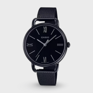 Enticer Women Quartz Black Dial Analog Stainless Steel Watch A1804