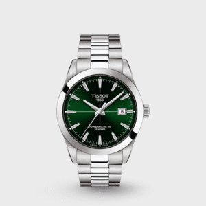 Gentleman Men Automatic Green Dial Analog Stainless Steel Watch