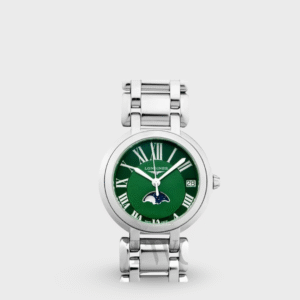 Primaluna Women Quartz Green Dial Analog Stainless Steel Watch