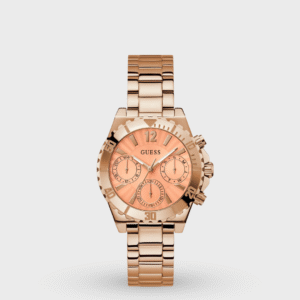 Phoebe Women Quartz Orange Dial Analog Stainless Steel Watch