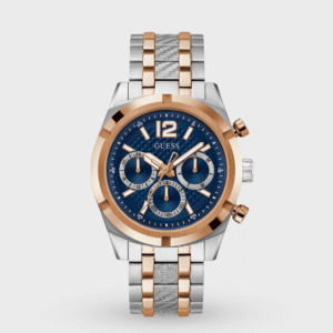 Resistance Men Quartz Blue Dial Chronograph Stainless Steel Watch