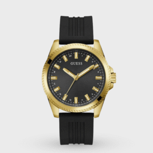 Champ Men Quartz Black Dial Analog Silicone Watch