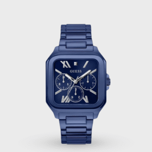 Integrity Men Quartz Blue Dial Chronograph Stainless Stee