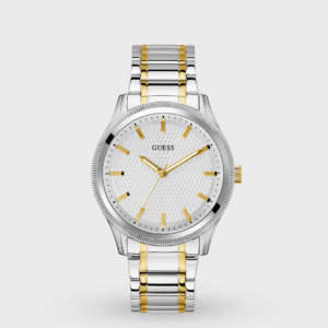 Dex Men Quartz Silver Dial Analog Stainless Steel Watch