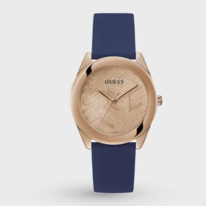 Guess Cubed Women Rose Gold Round Dial Analog Watch