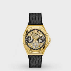 Women Quartz Two Tone Dial Analog Silicone Watch