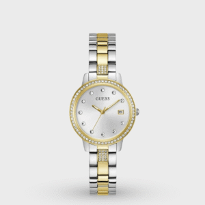 Dress Women Quartz White Dial Analog Stainless Steel Watch