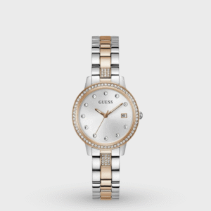 Dress Women Quartz White Dial Analog Stainless Steel Watch